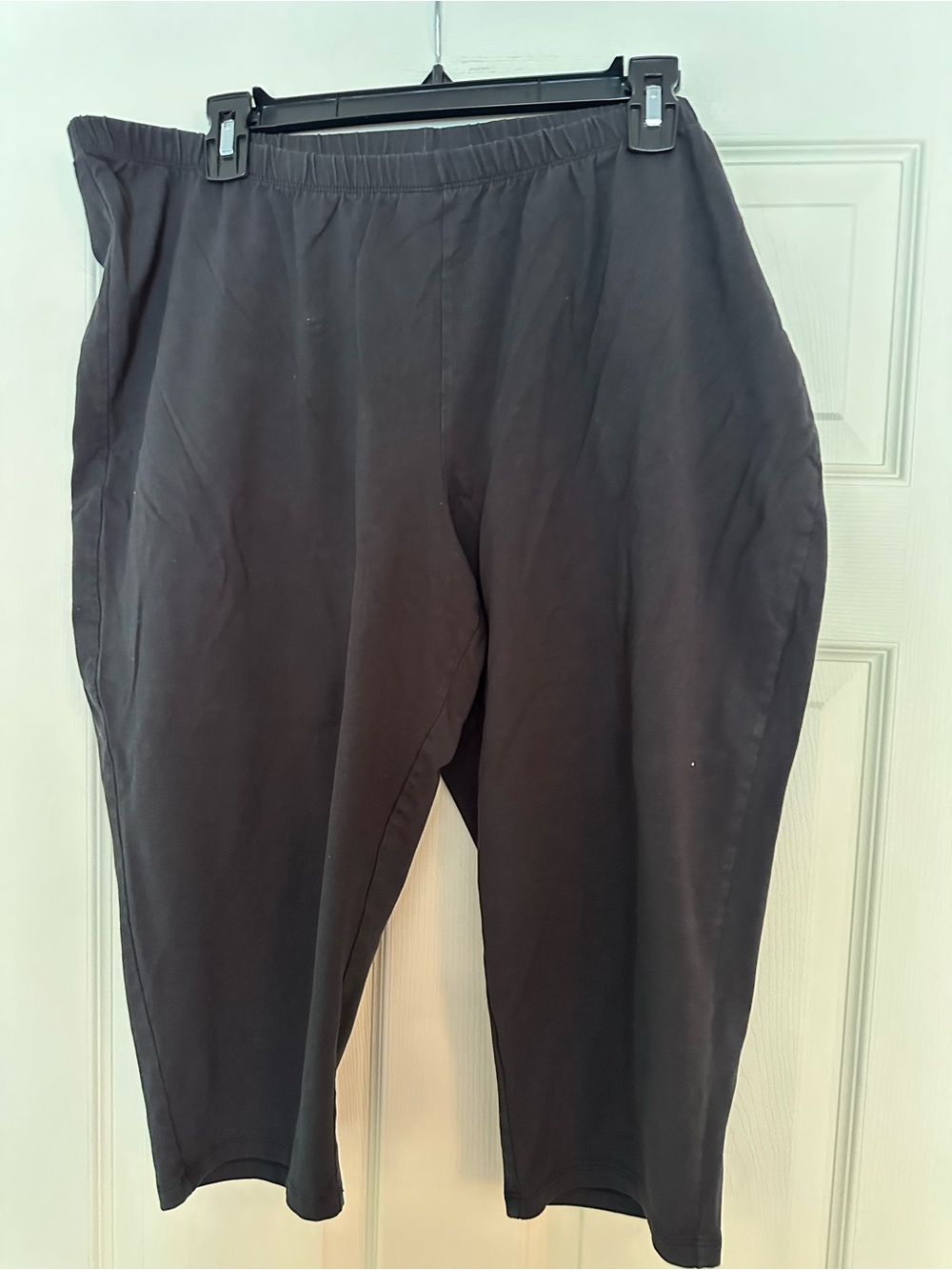 Just My Size Black Elastic-Waist Jogger Pants